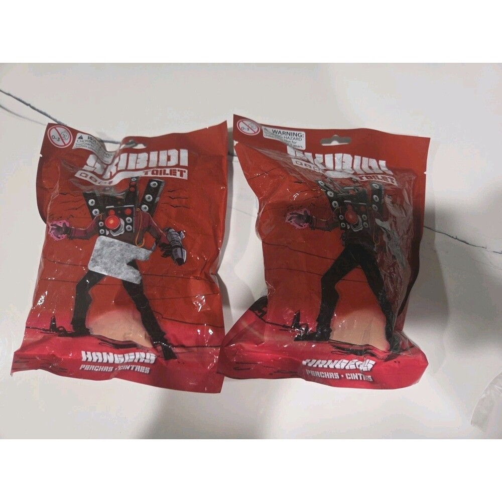 SKIBIDI Toilet Hangers x2 Mystery Blind Bag Surreal Collect them all B16